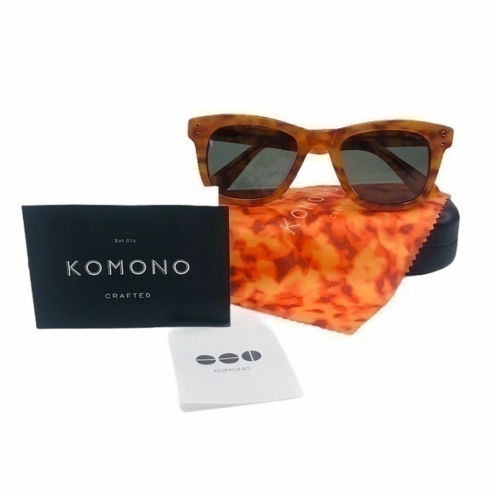 KOMONO - Allen Caramel Demi Sunglasses NEW tortoise - Picture 3 of 12